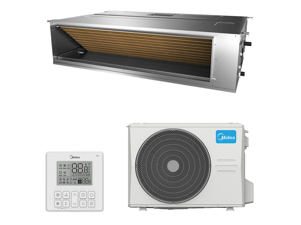 Канальный кондиционер MTI-1-P/MOU-L Midea (100м2)